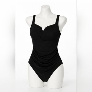 Classic Black One-Piece Swimsuit for Women